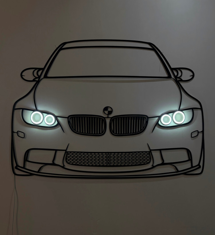 تابلو خطی BMW