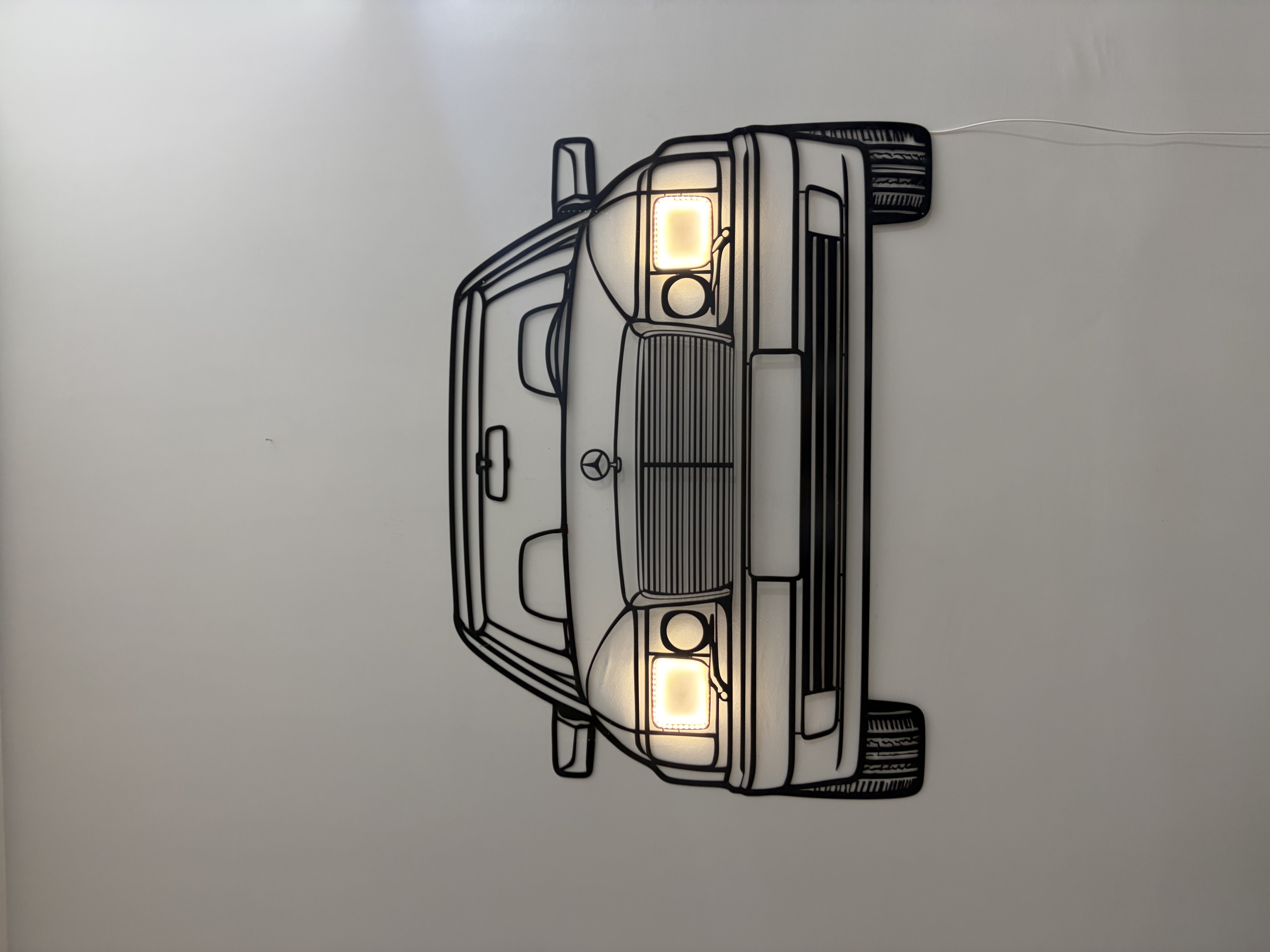 تابلو خطی بنز W124